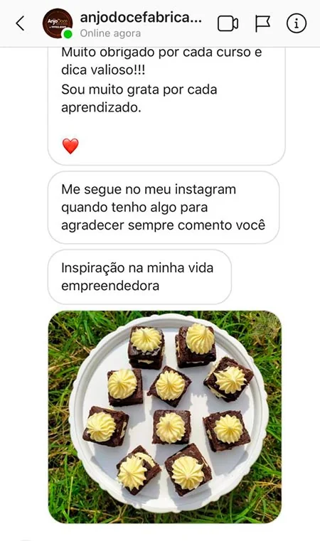 Depoimento de aluna