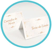Tags especiais para mesa de doces